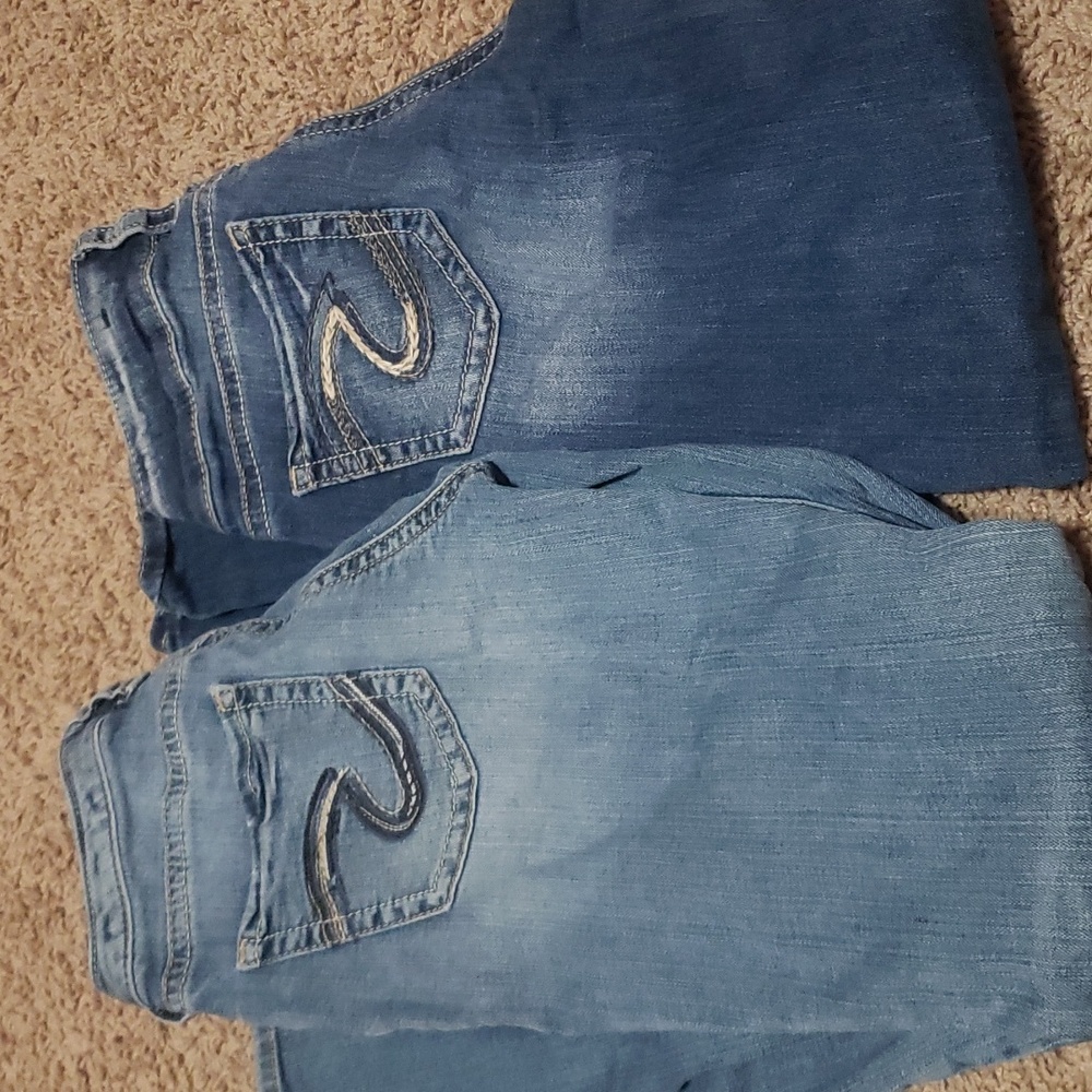 Silver jeans